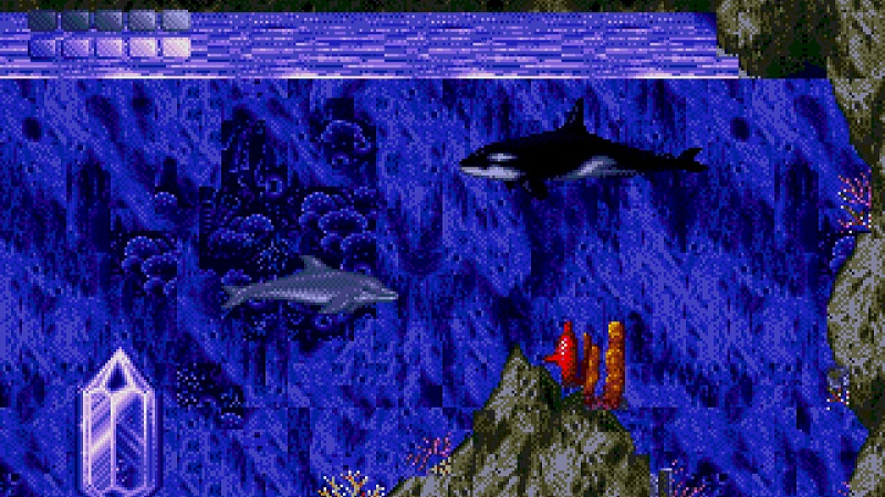  Скриншот из оригинальной Ecco the Dolphin (источник изображения: Sega) 