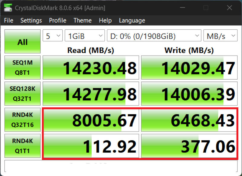  Тестирование SSD на AIC-адаптере с платой Z890 