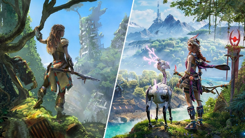  Horizon Zero Dawn (слева) и Light of Motiram (источники изображения: VG247) 