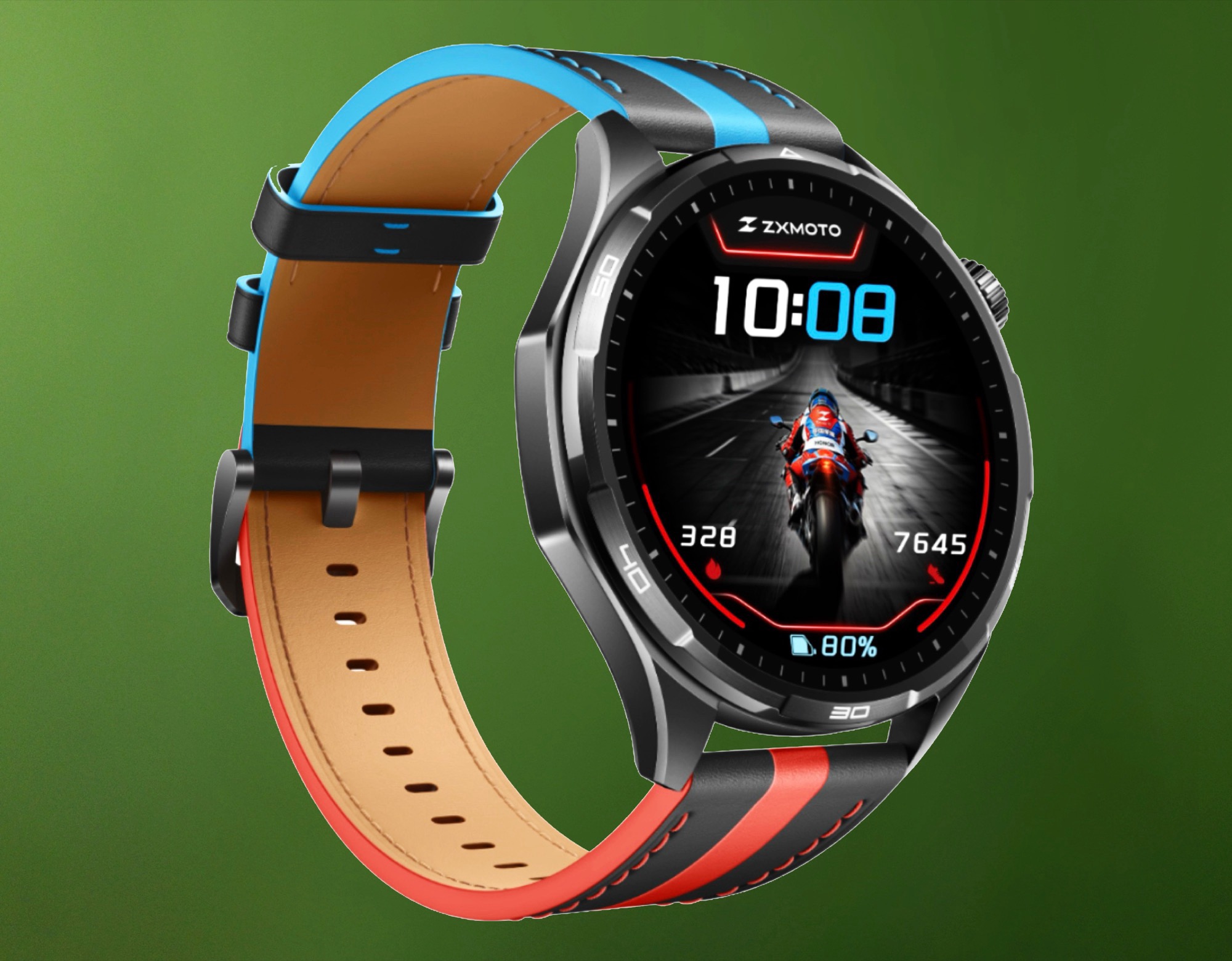 Honor Watch 6 Plus Motorcycle Edition в стильном исполнении с кожаным ремешком