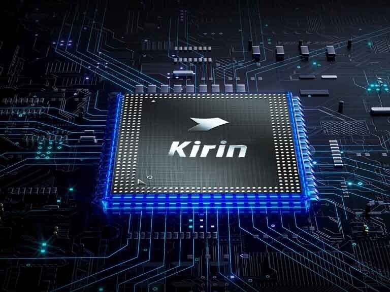 Снимок кристалла Kirin 9030 Pro с разметкой блоков CPU, GPU и NPU