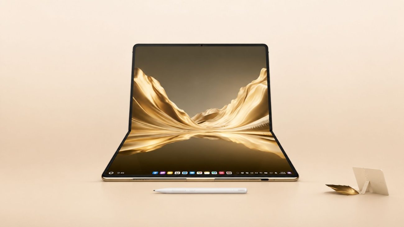 Huawei MateBook Fold 2026 складной ноутбук с 18-дюймовым OLED-экраном
