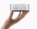 Новый Apple Mac mini с чипом M6 серебристого цвета на белом фоне