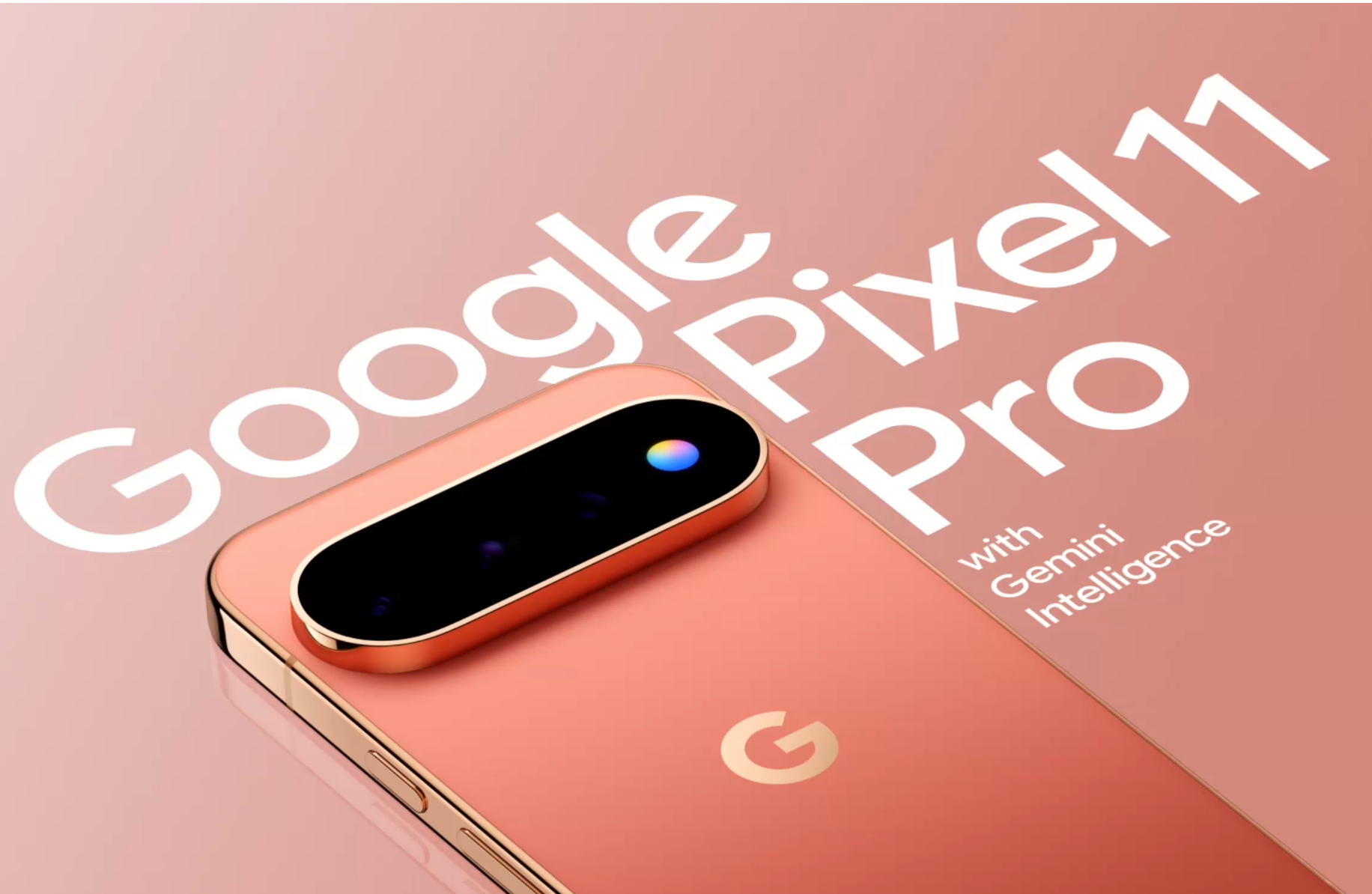 Google Pixel 11 Pro и Pixel 11 Pro XL на официальном фото в четырёх цветах