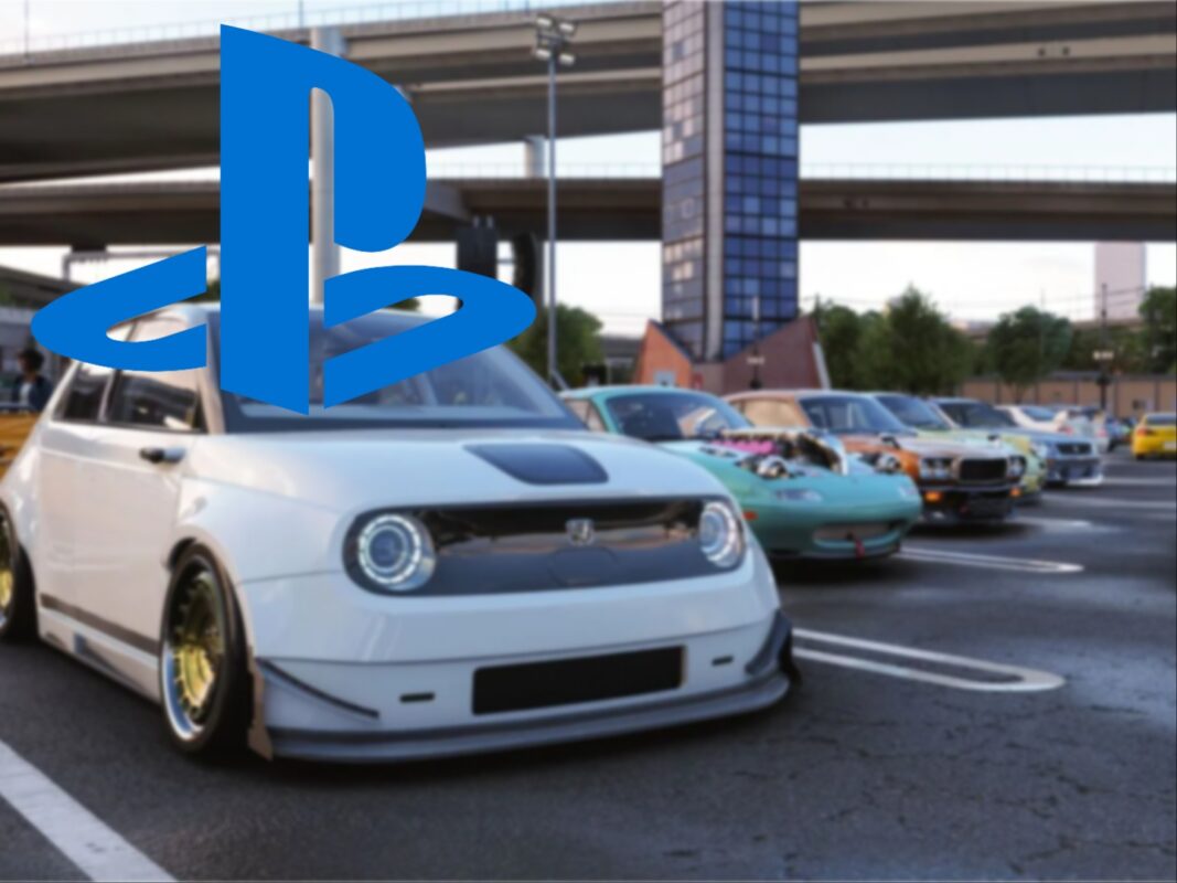 Логотип Forza Horizon 6 на фоне промо-арта игры для PS5