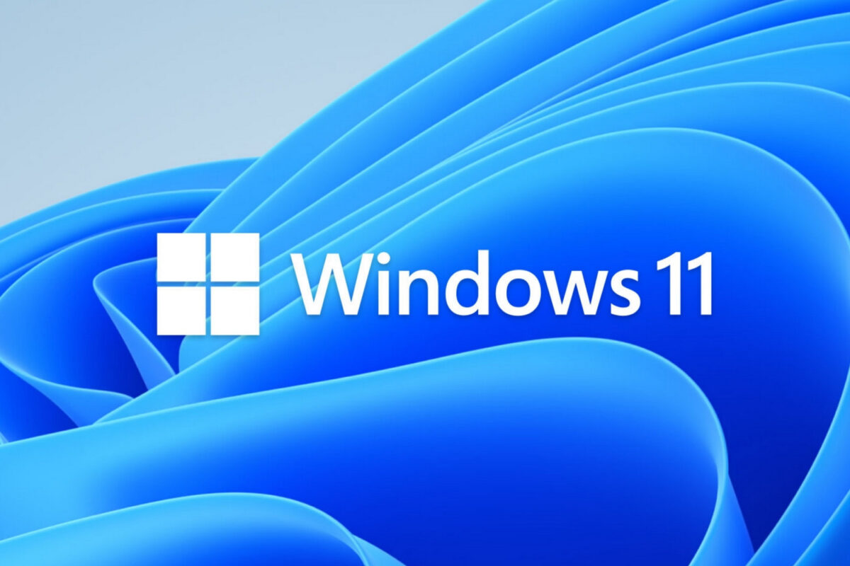 Логотип Windows 11 на фоне обновления версии 26H2