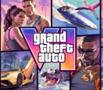 Обложка GTA 6 с главными героями на фоне Vice City