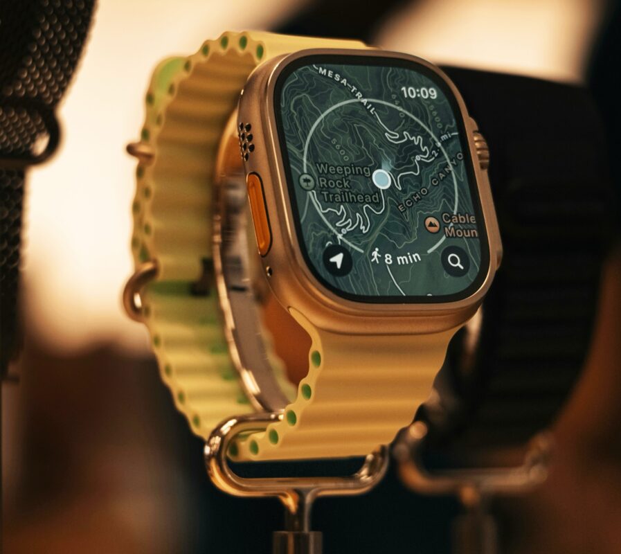 Apple Watch Ultra с новым оптическим датчиком пульса на запястье
